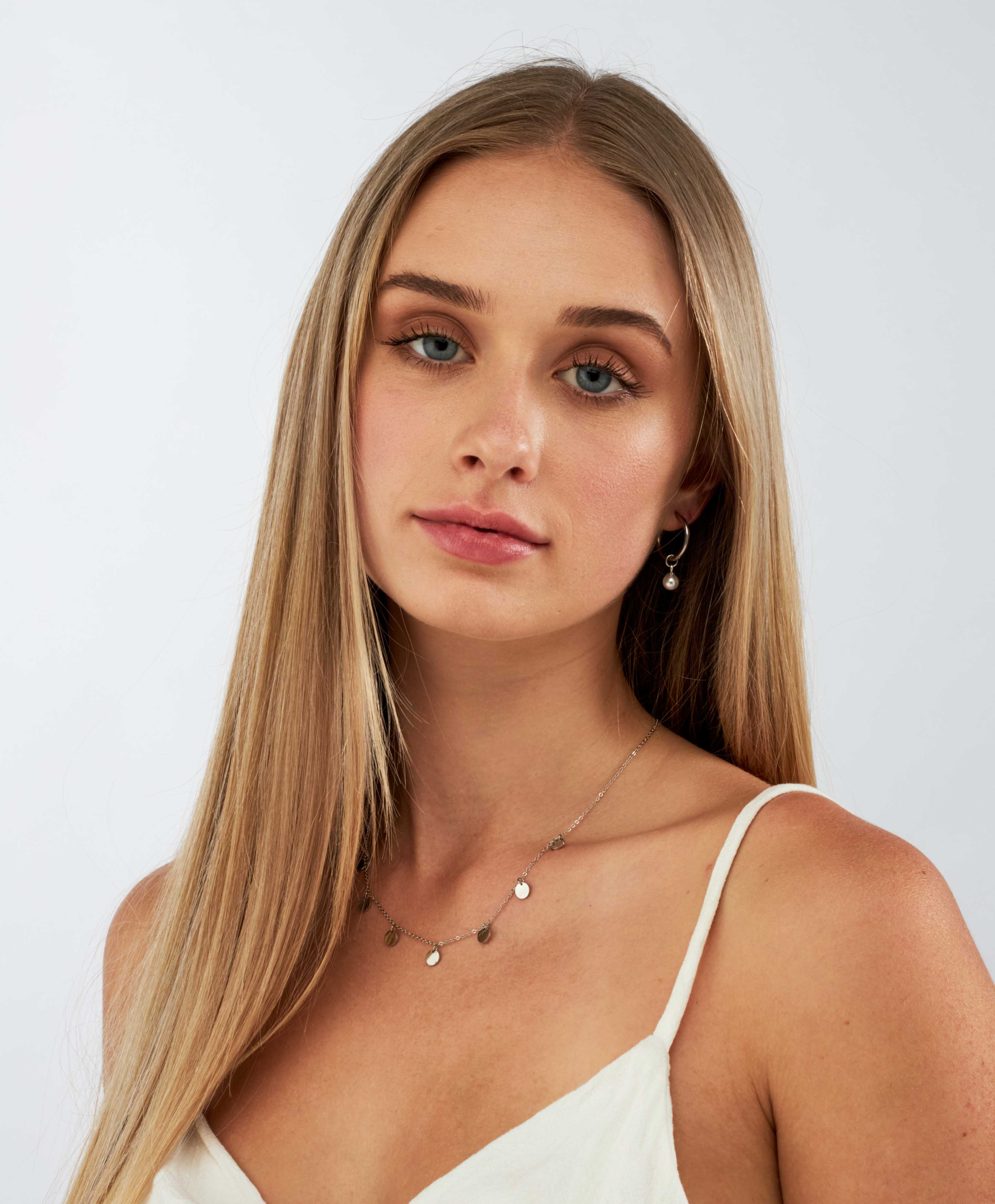 Pearl Hoops - Silver Earrings - Camilla Dovey Jewelry