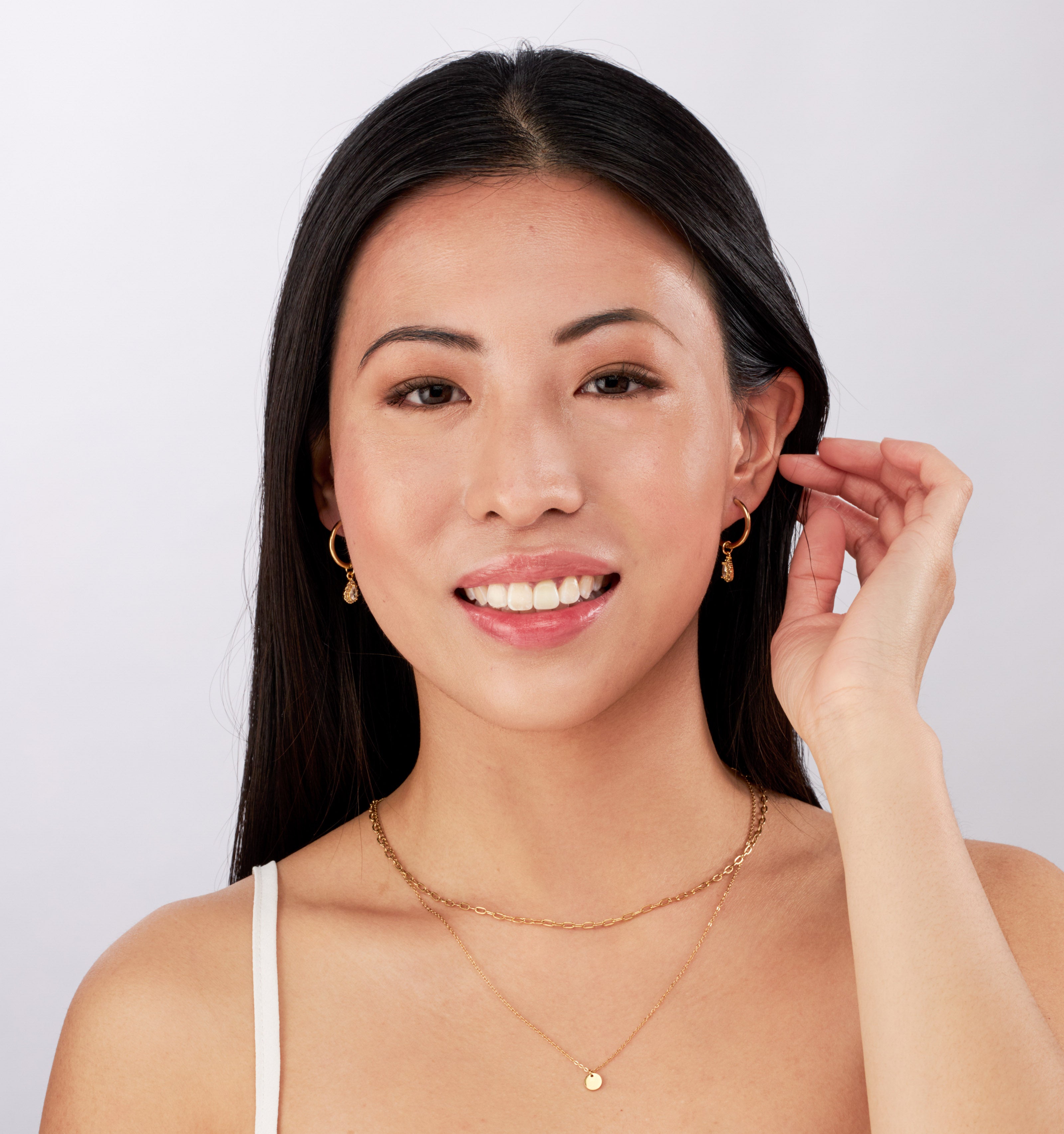 Hayden - Silver Zirconia Drop Earrings - Camilla Dovey Jewelry