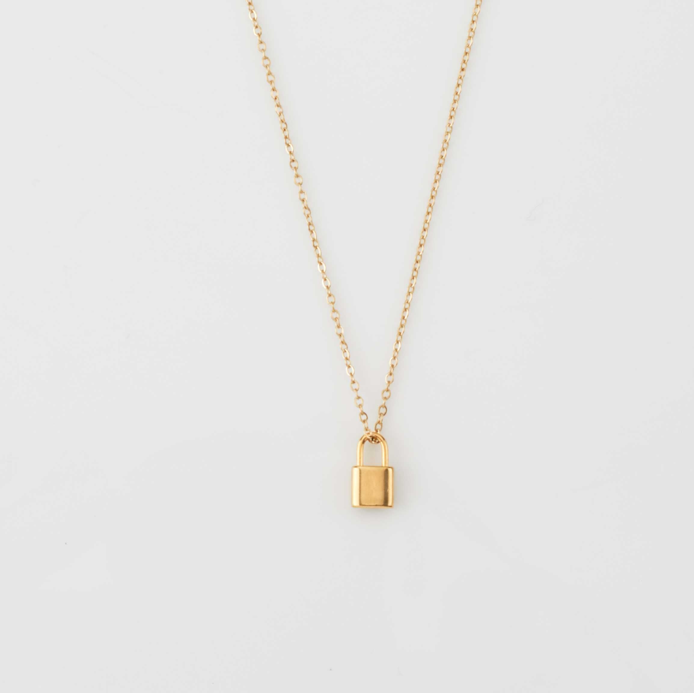 Padlock - 18k Gold Necklace - Camilla Dovey Jewelry