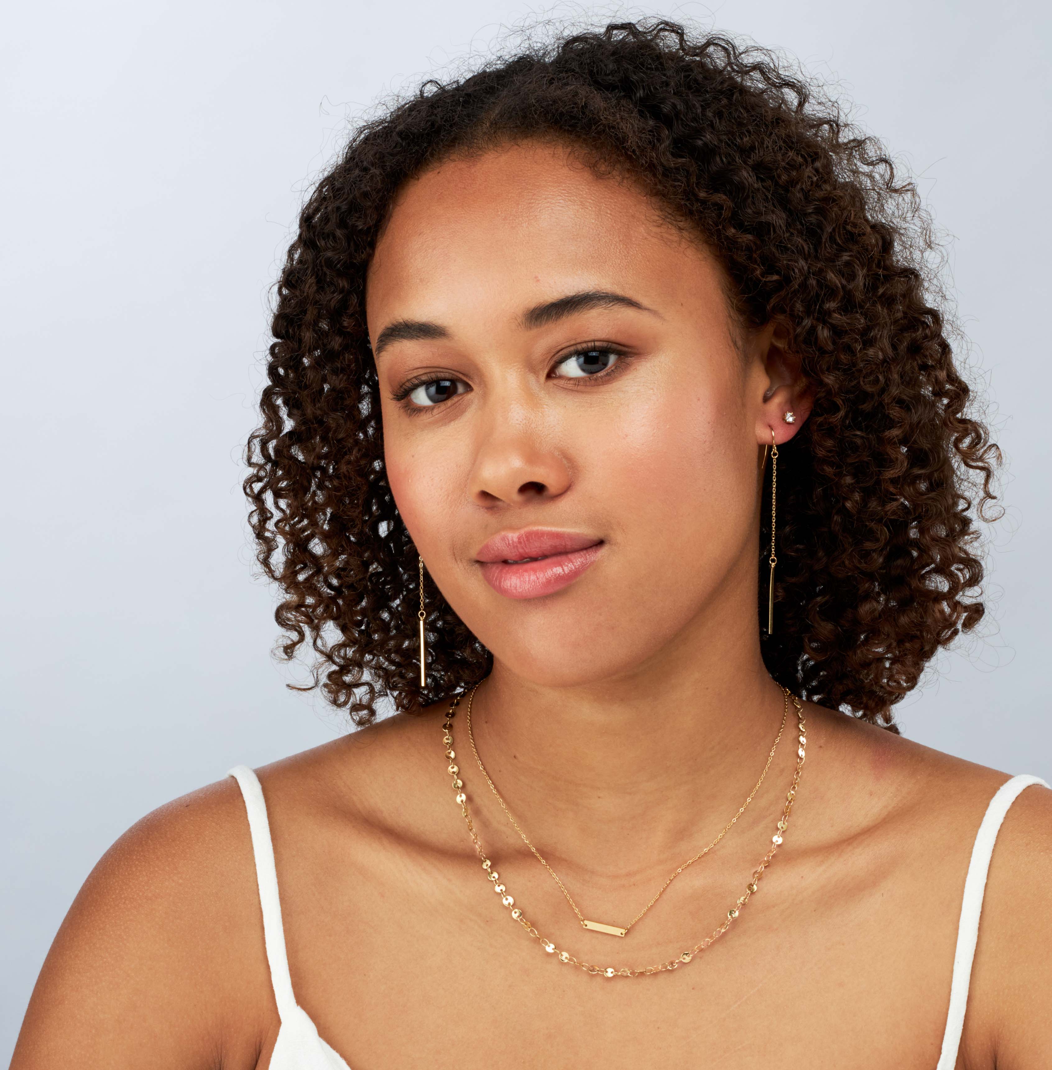 Avery - Disk Chain Necklace - Camilla Dovey Jewelry