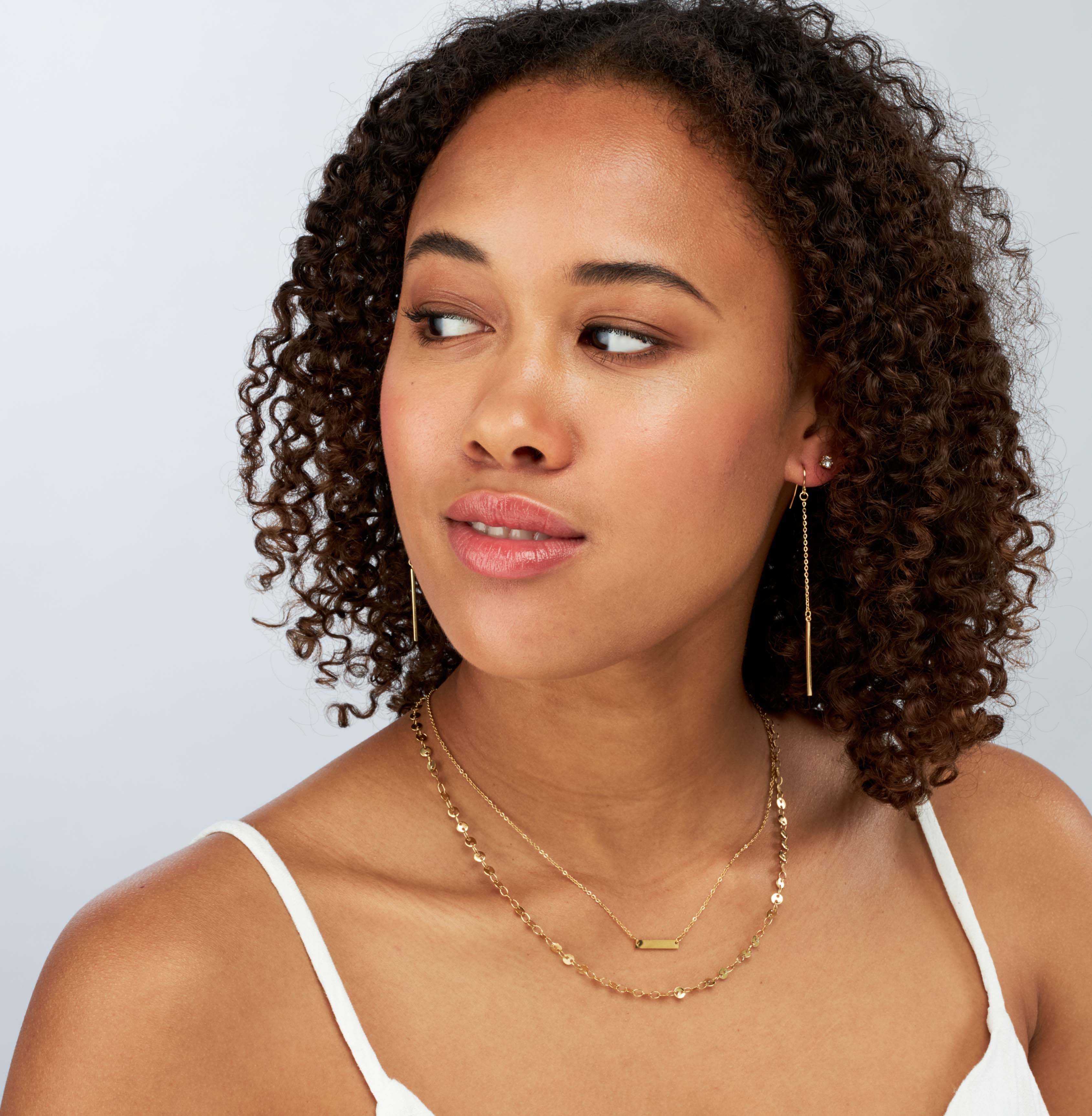 Avery - Disk Chain Necklace - Camilla Dovey Jewelry