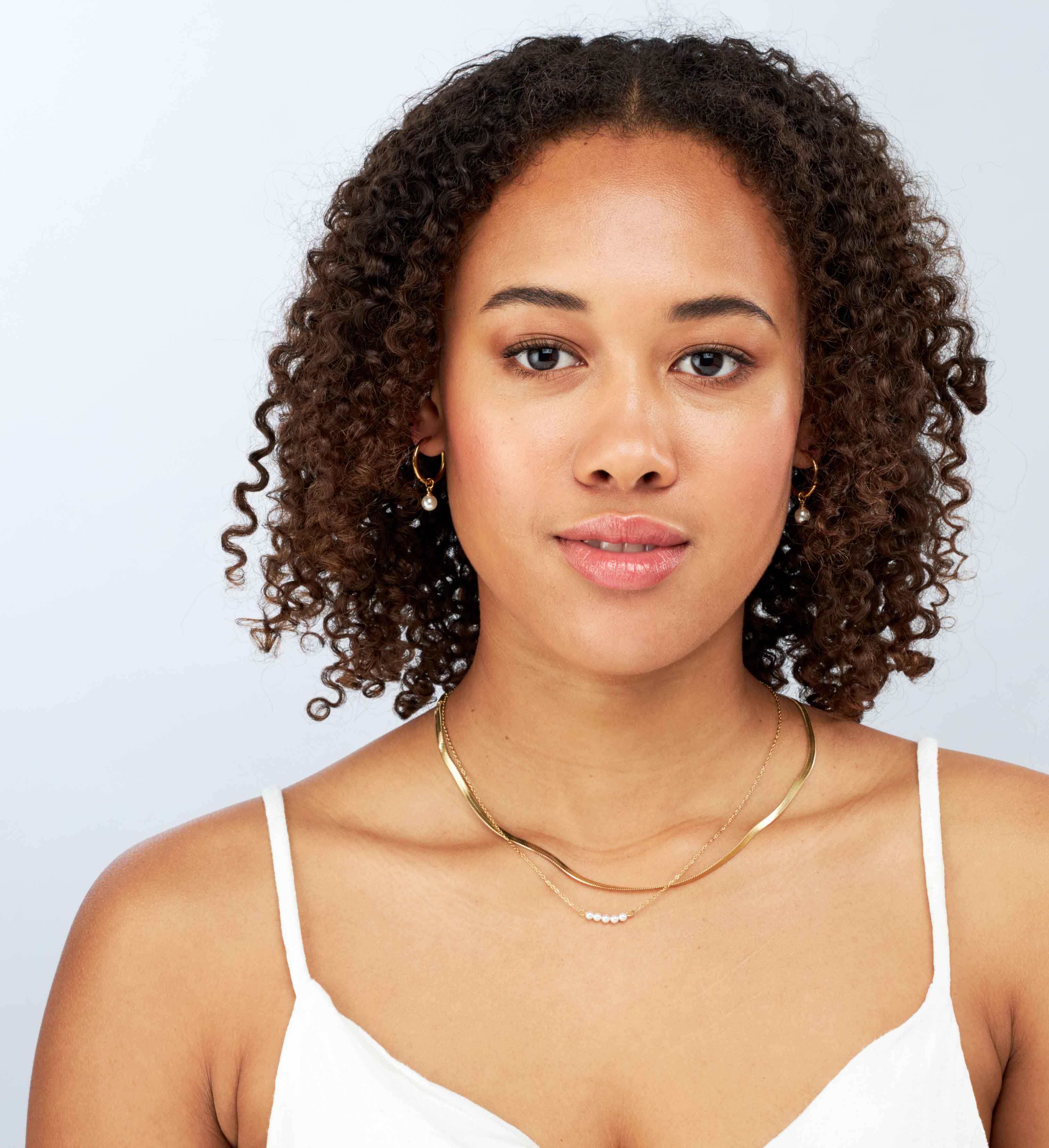 Pearl Hoops - 18k Gold Earrings - Camilla Dovey Jewelry