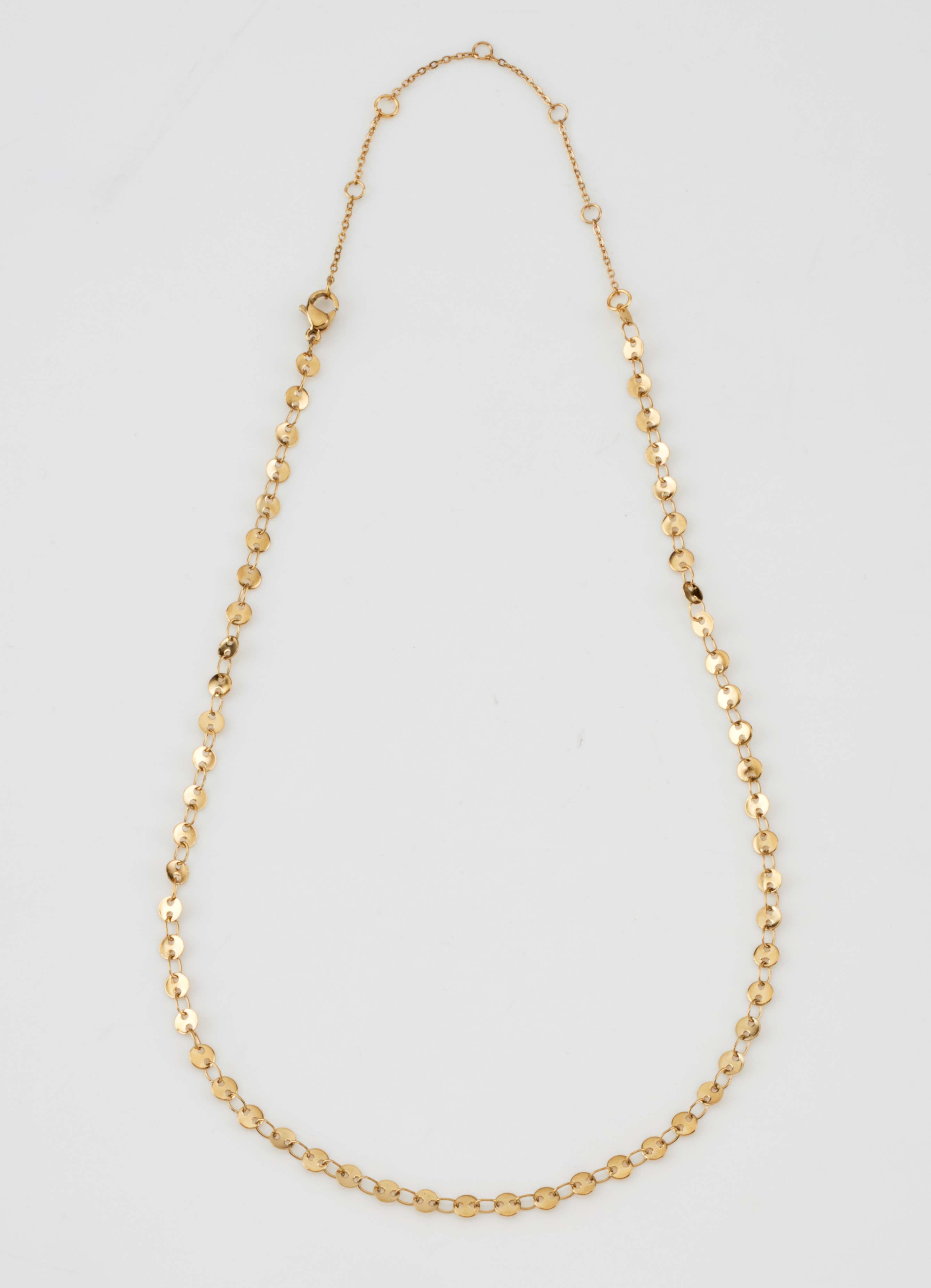Avery - Disk Chain Necklace - Camilla Dovey Jewelry
