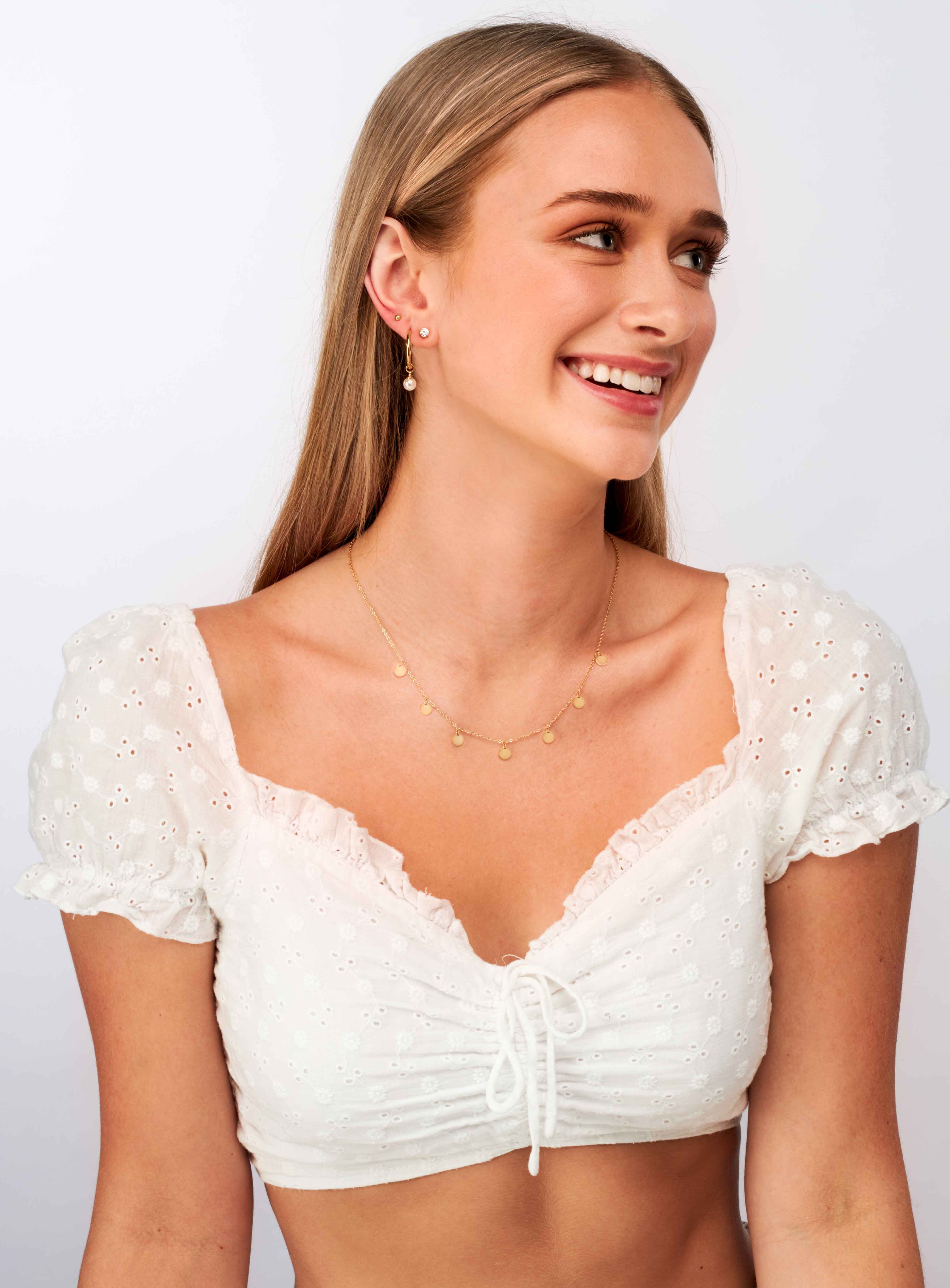 Pearl Hoops - 18k Gold Earrings - Camilla Dovey Jewelry