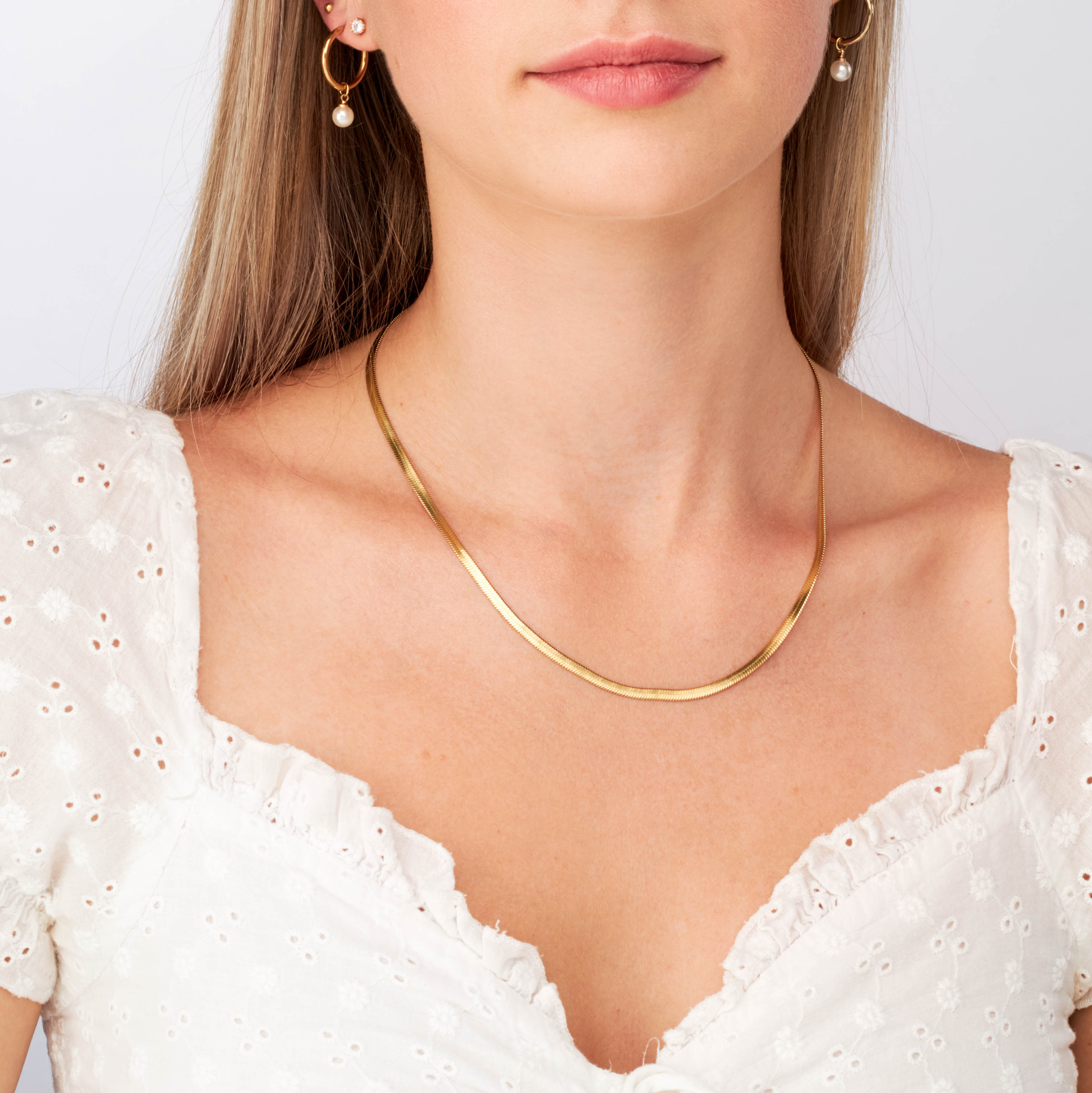 Alexis - 18k gold 3mm chain - Camilla Dovey Jewelry