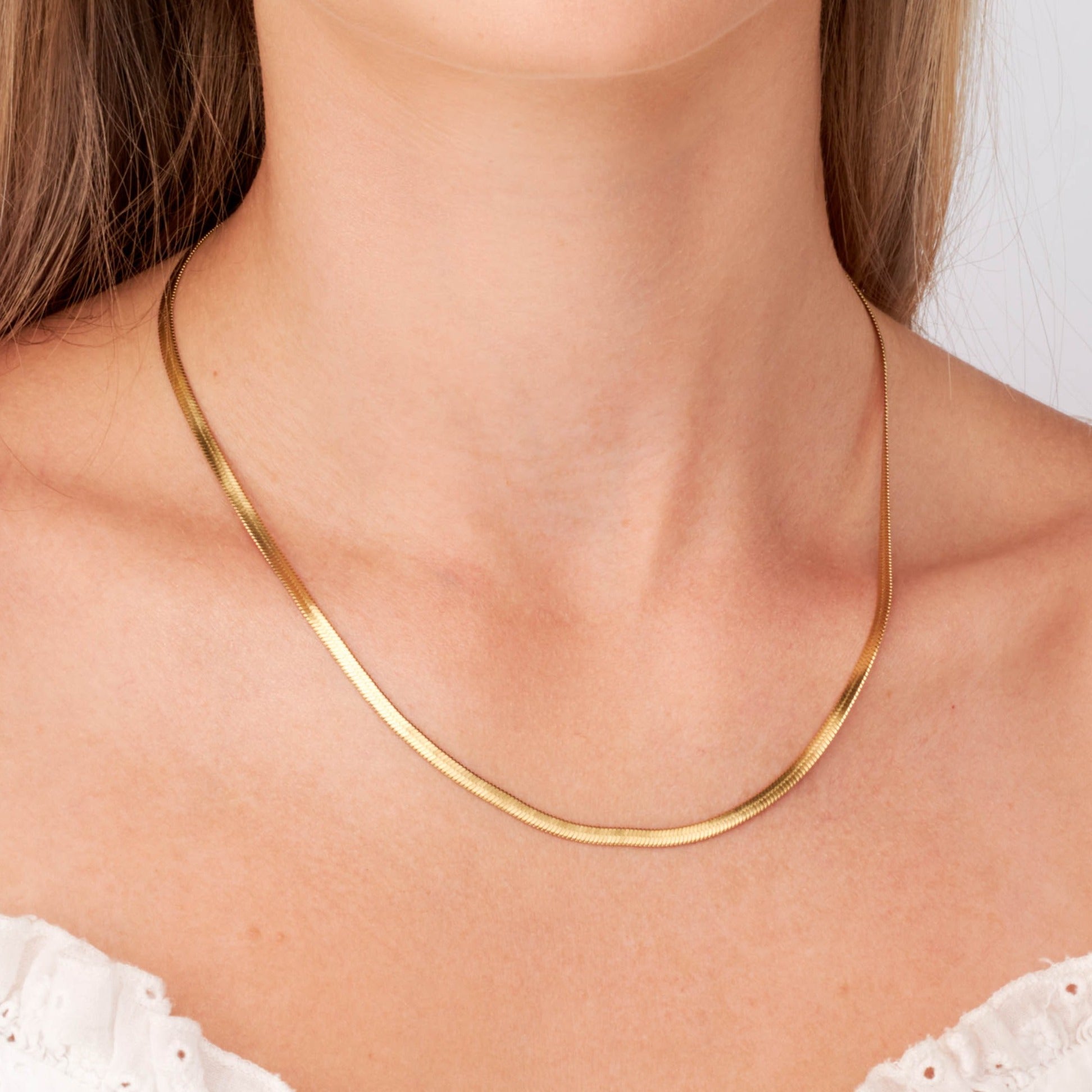 Alexis - 18k gold 3mm chain - Camilla Dovey Jewelry
