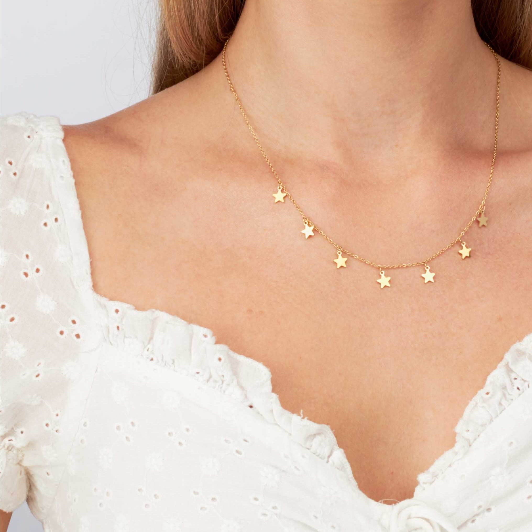 Rosie - 18k Gold Star Necklace - Camilla Dovey Jewelry