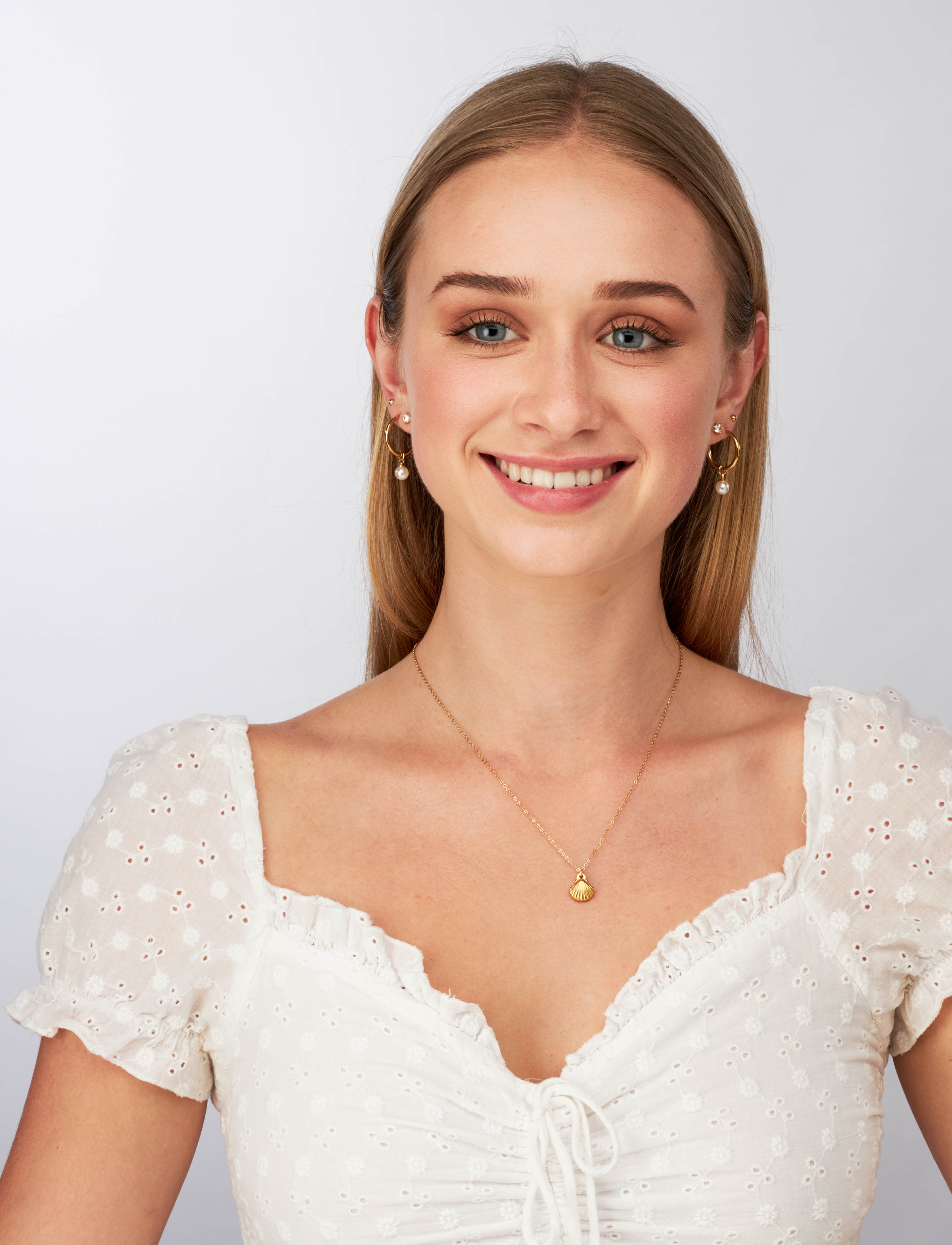 Shell - 18k Gold Necklace - Camilla Dovey Jewelry