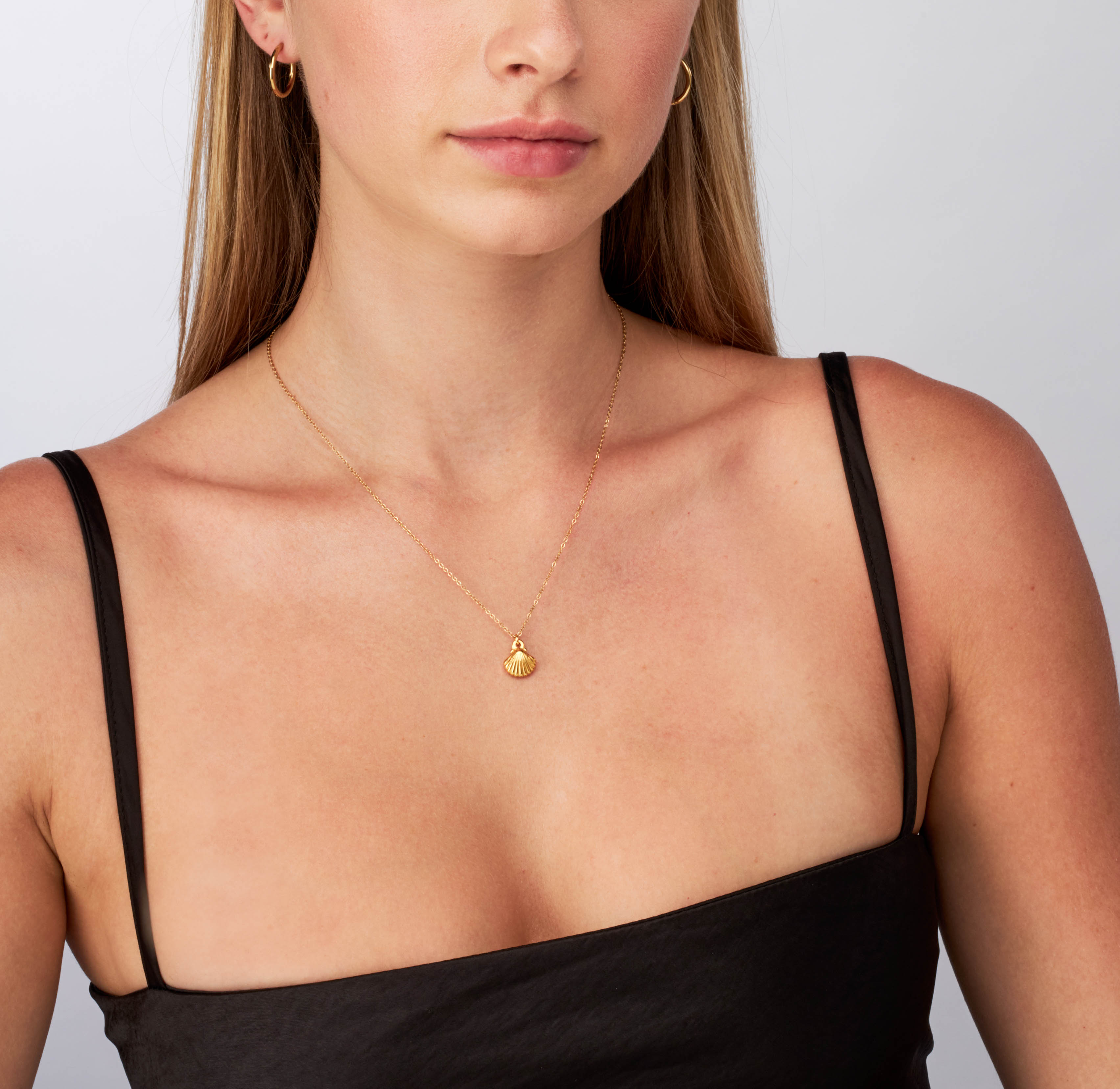 Shell - 18k Gold Necklace - Camilla Dovey Jewelry