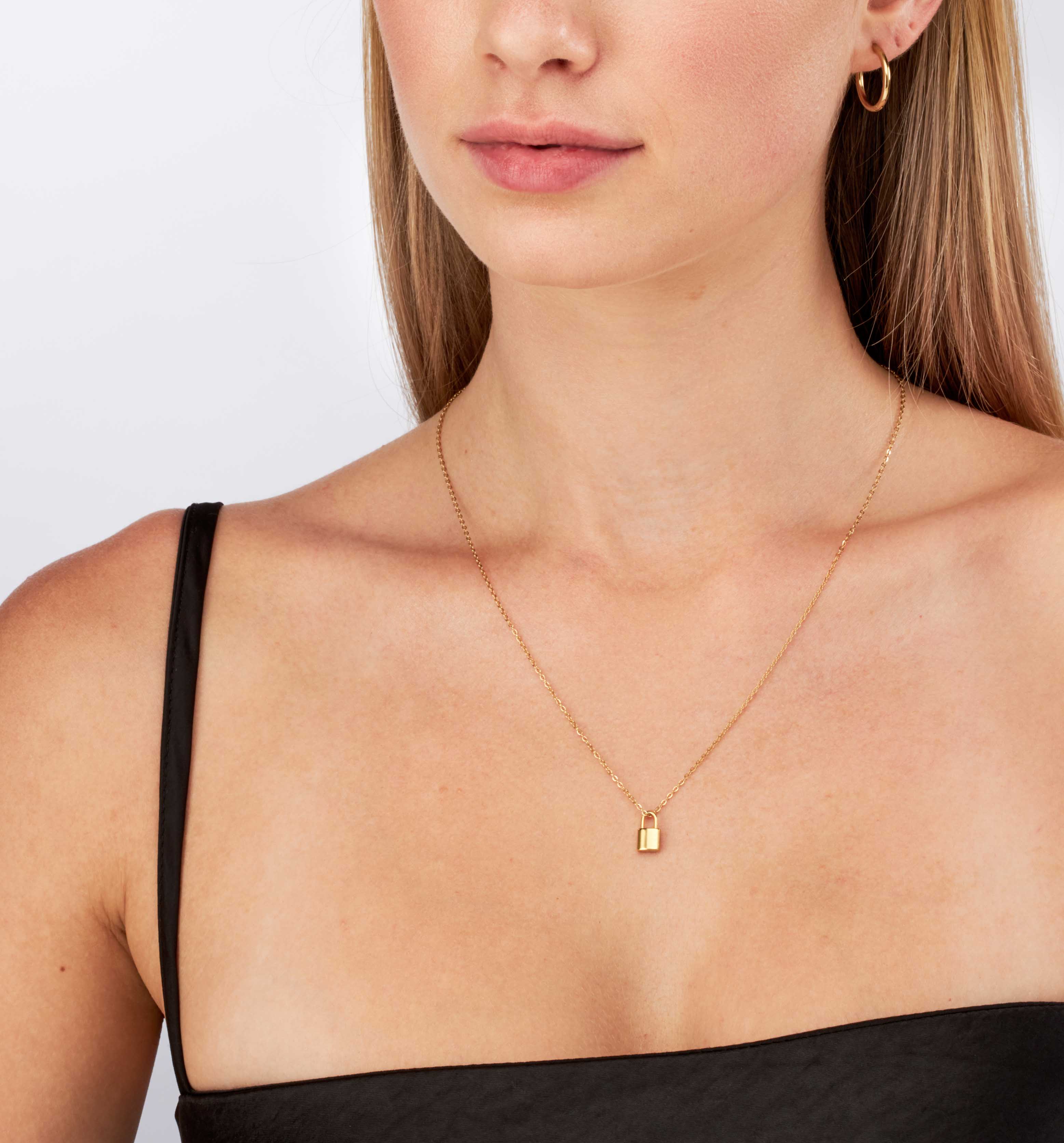 Padlock - 18k Gold Necklace - Camilla Dovey Jewelry