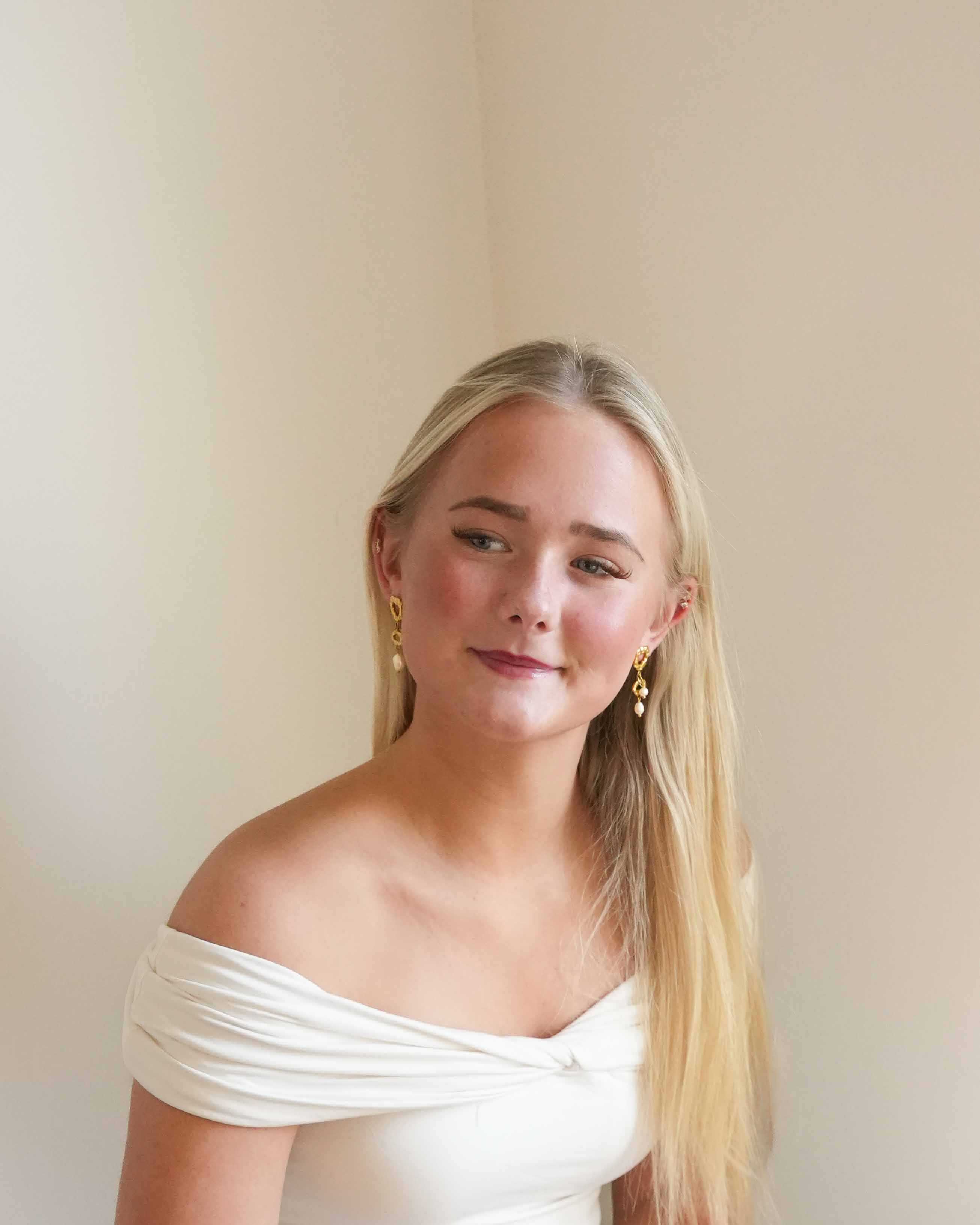 Everlace - 18k Gold Pearl Earrings