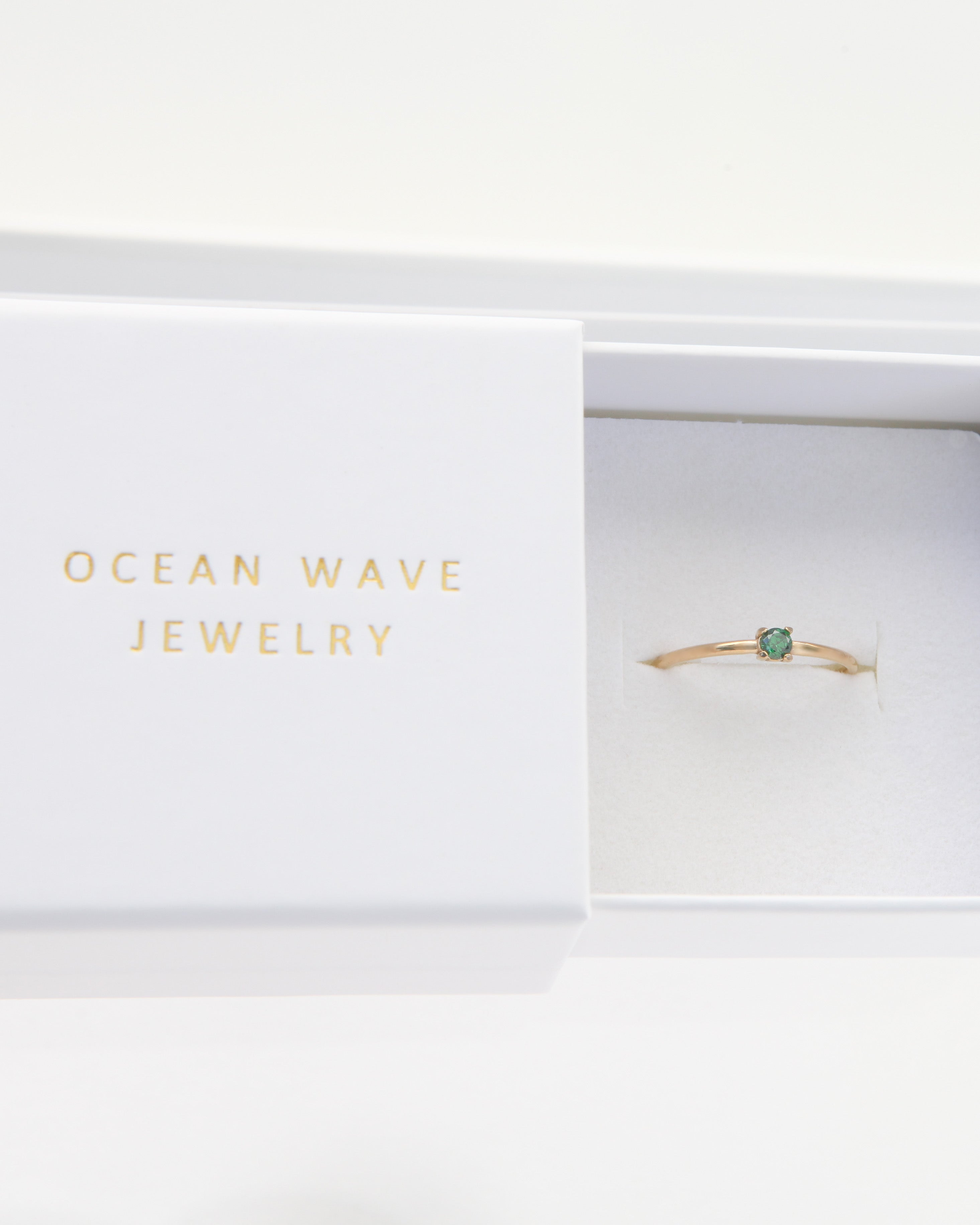 Dawson - Green 18k Gold Ring