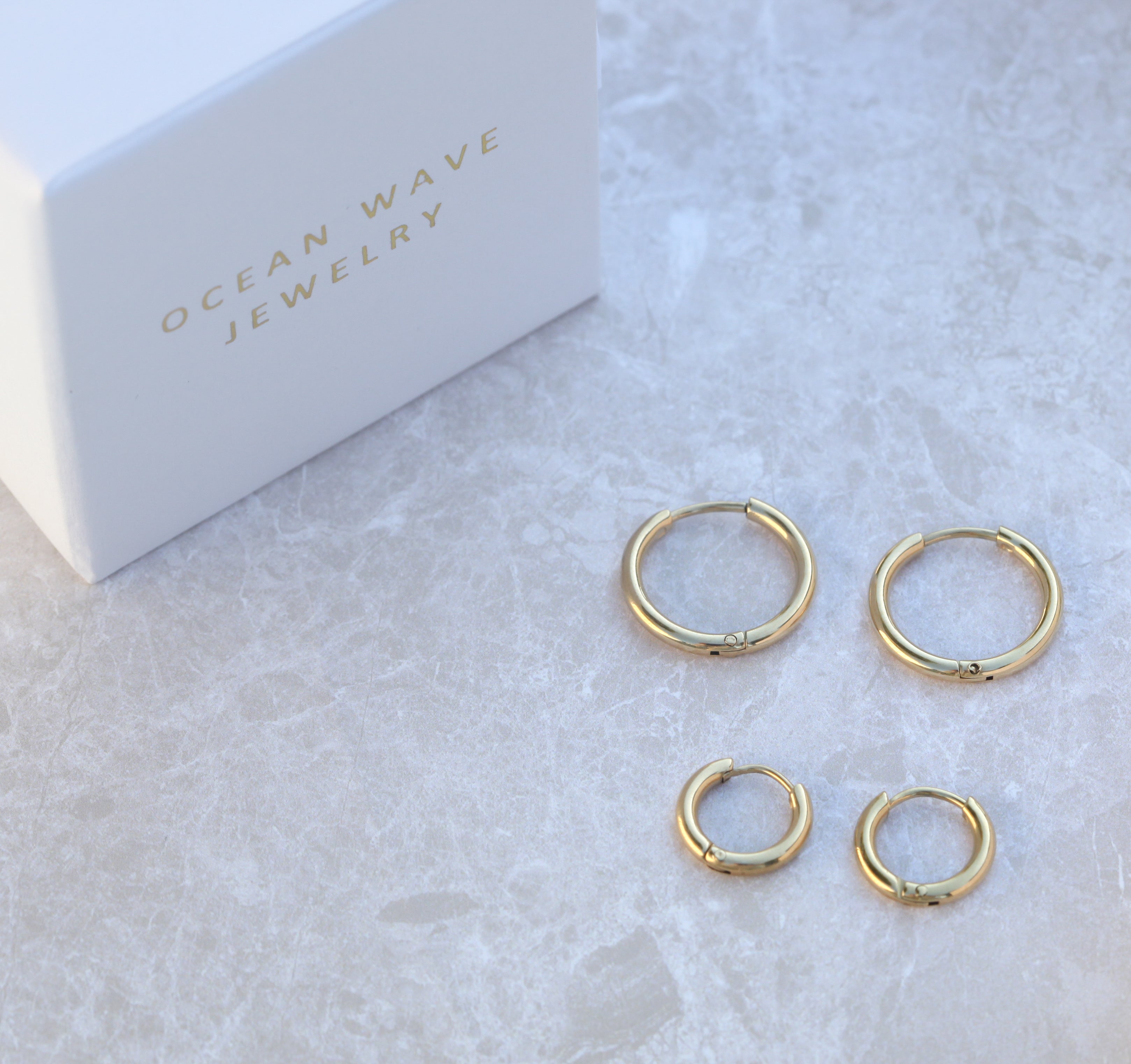 Essential 10mm Huggers - 18k Gold