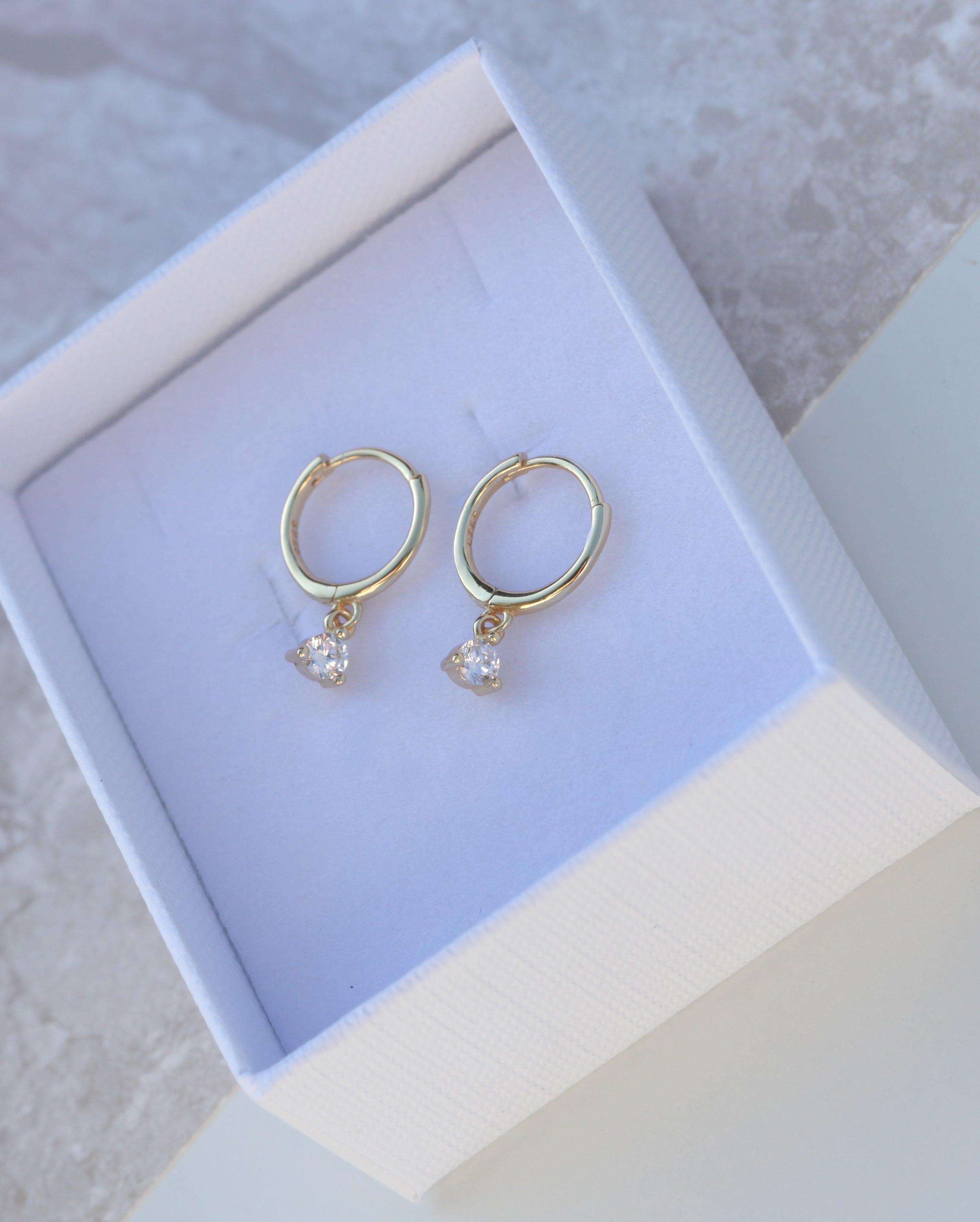 Liah - Drop Huggers 18k Gold