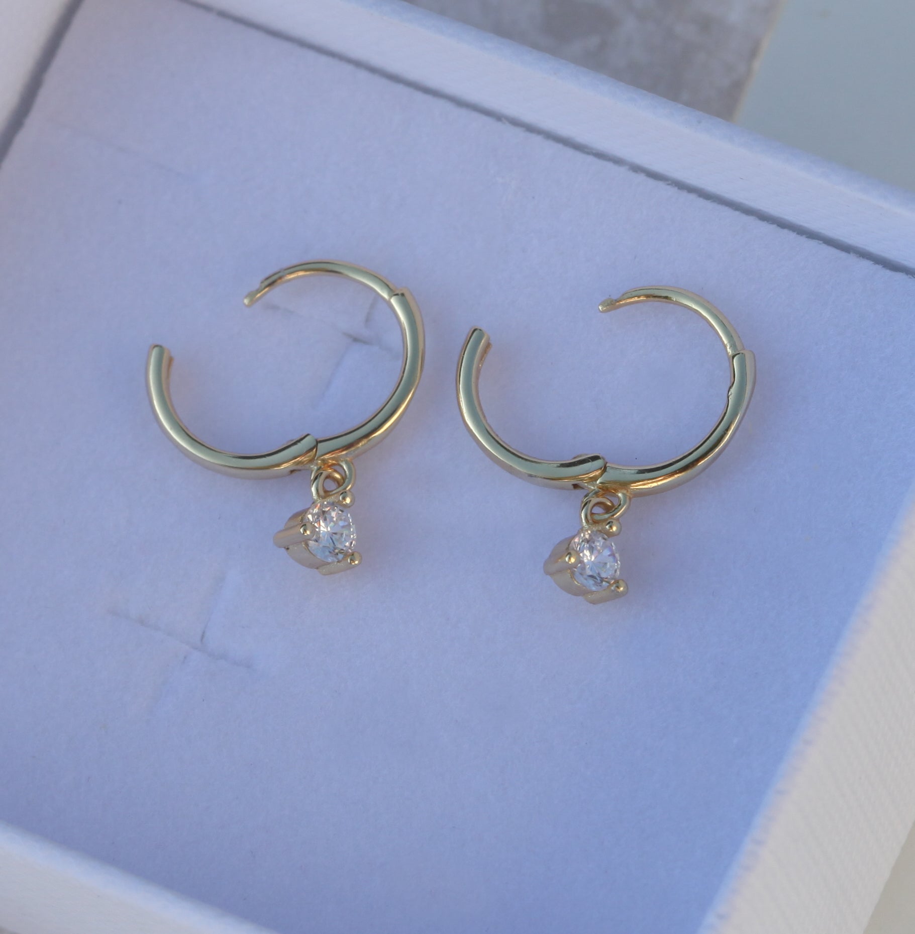 Liah - Drop Huggers 18k Gold