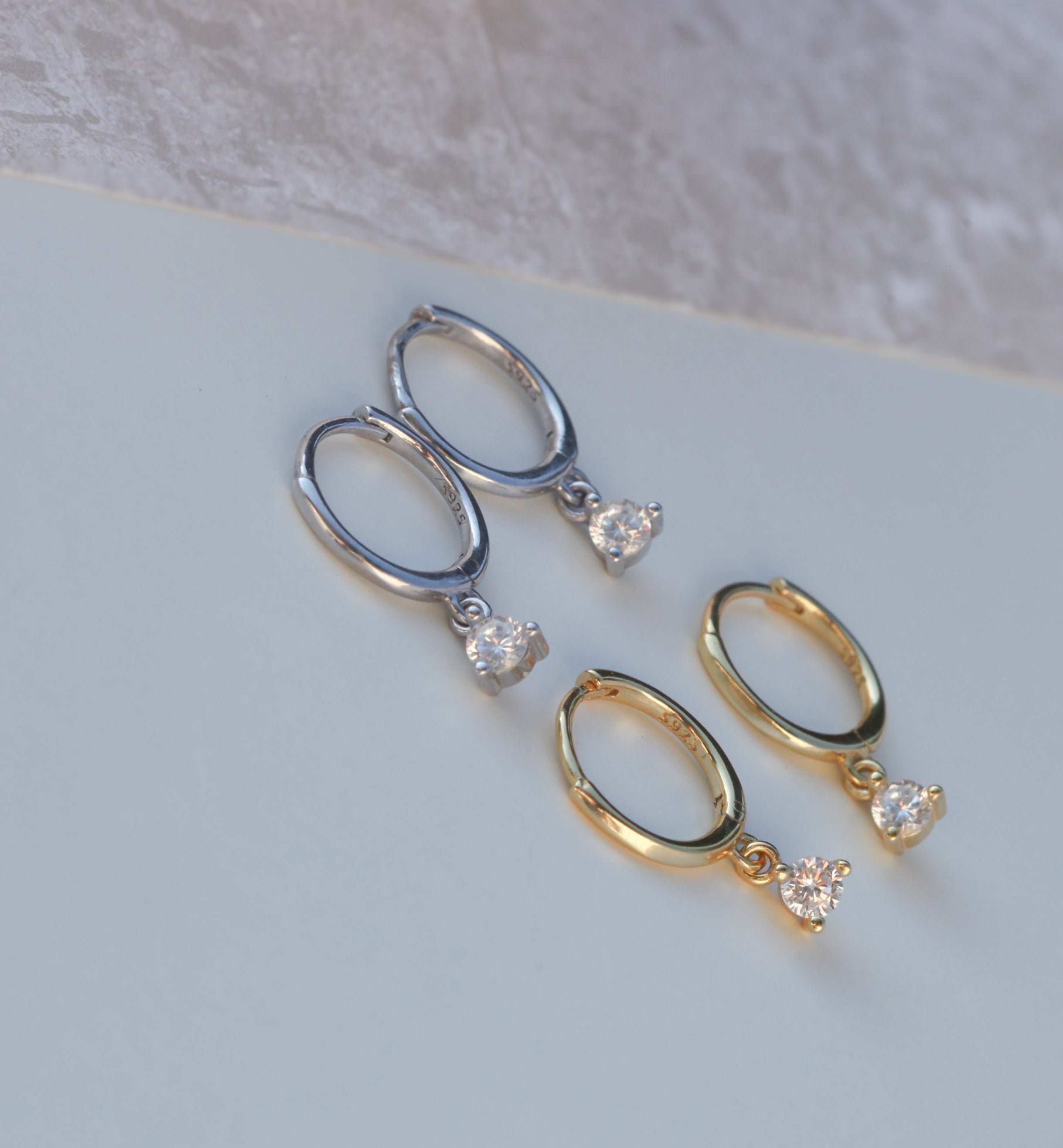 Liah - Drop Huggers 18k Gold