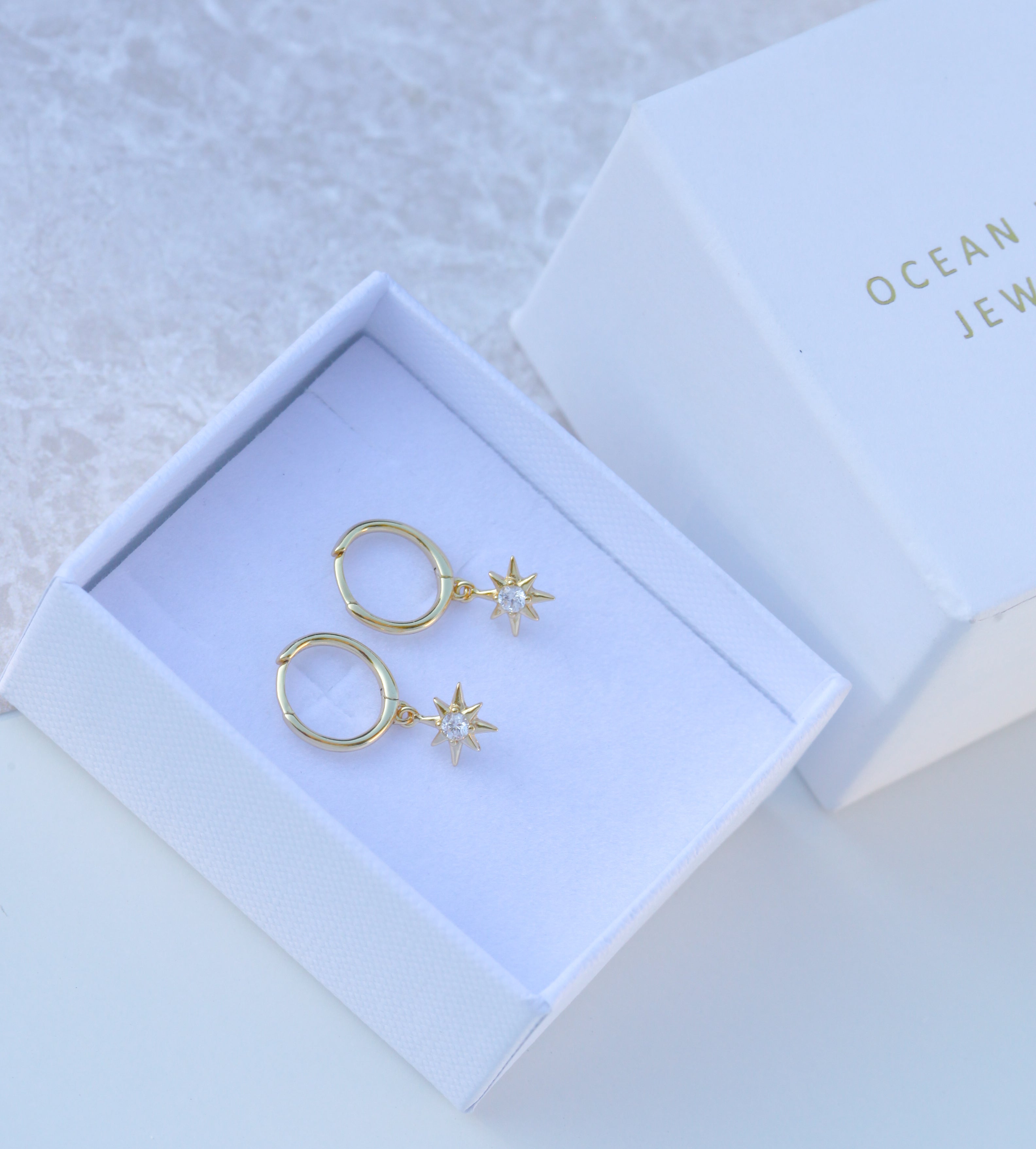 Isabella - Drop Huggers 18k Gold