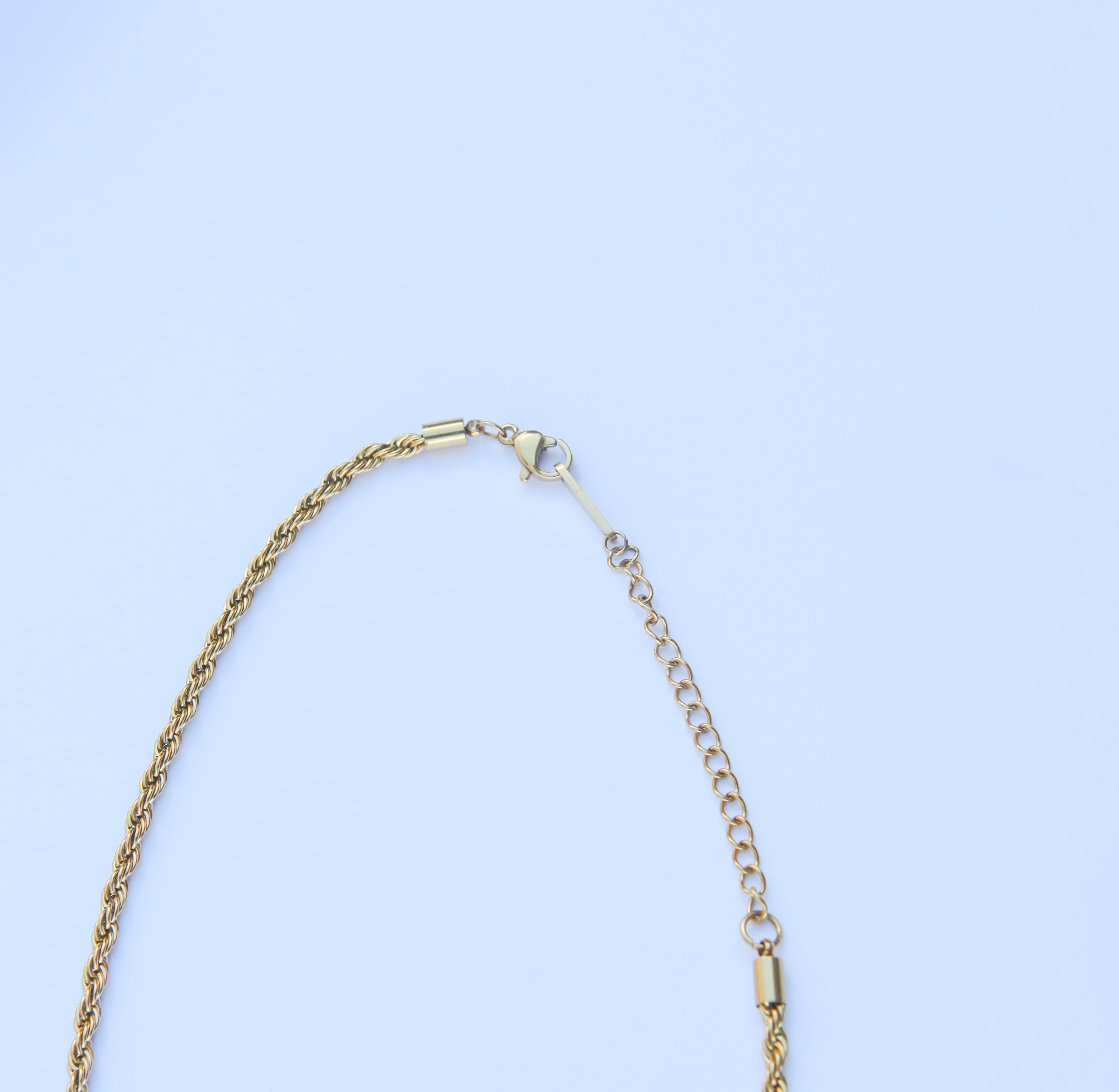 Jaydyn - 18k Gold Curl Chain Necklace