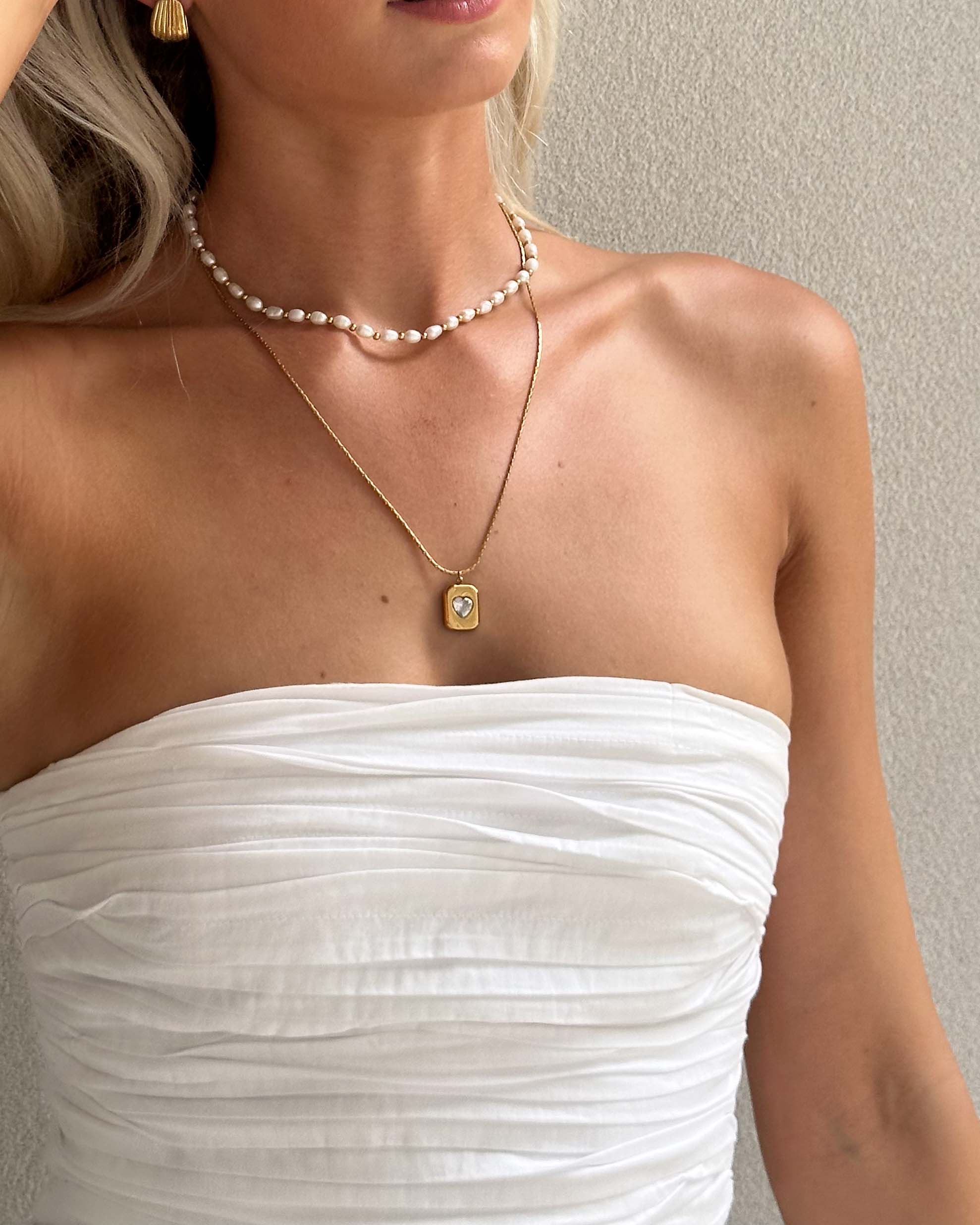 Indie - 18k Gold Heart Necklace