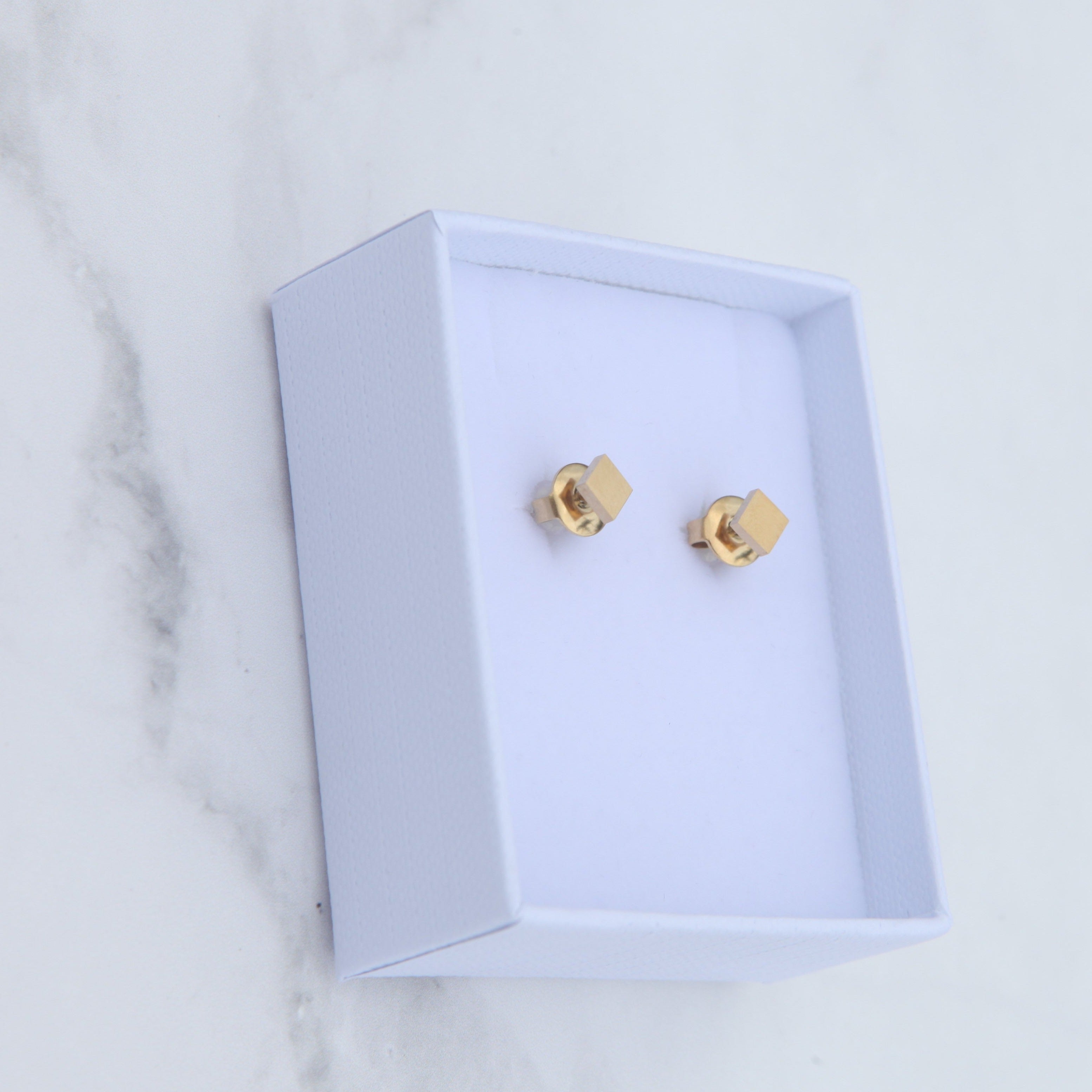 Basic Studs - 18k Gold/Silver Earrings - Camilla Dovey Jewelry