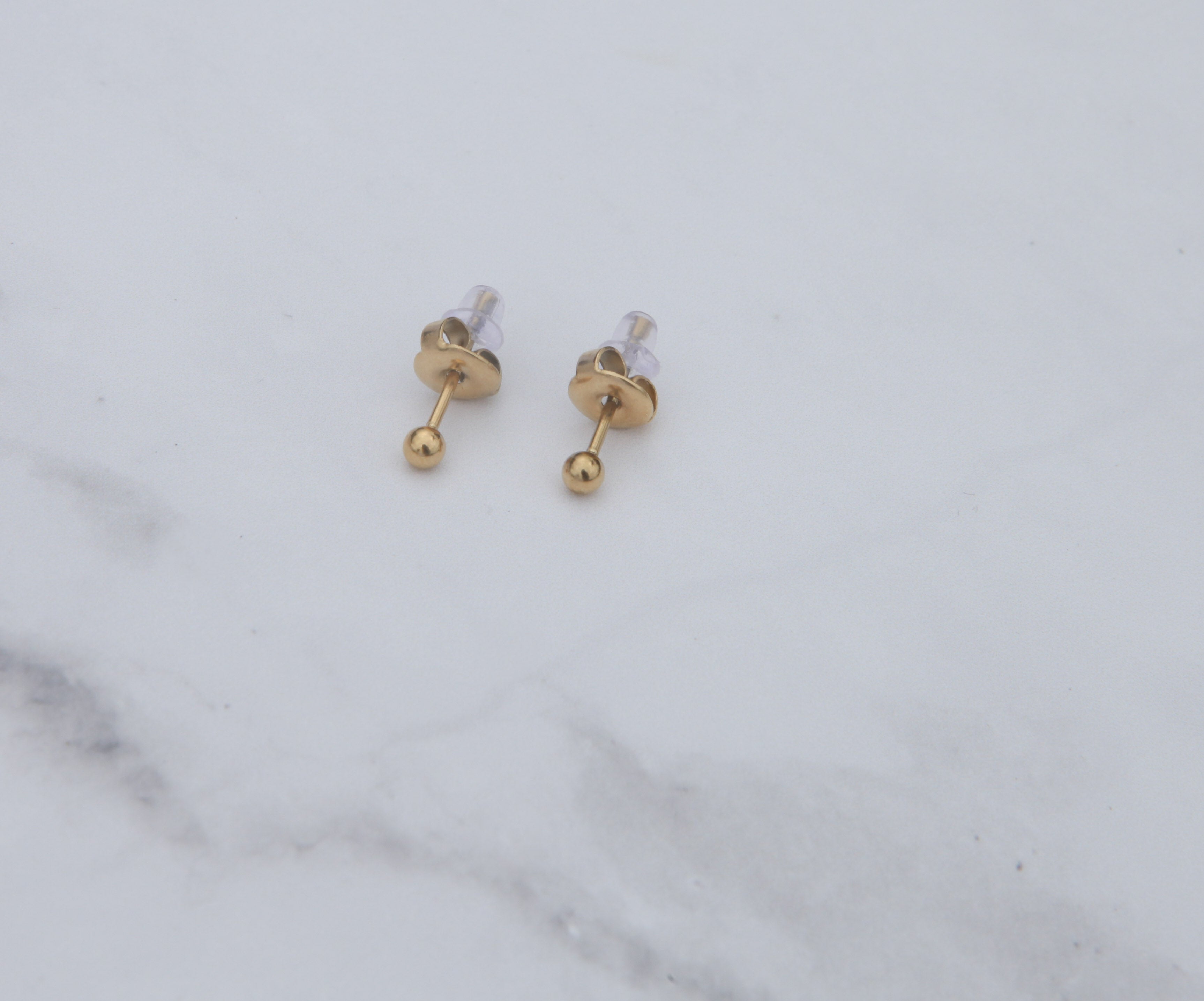 Round Studs - 18k Gold/Silver - Camilla Dovey Jewelry
