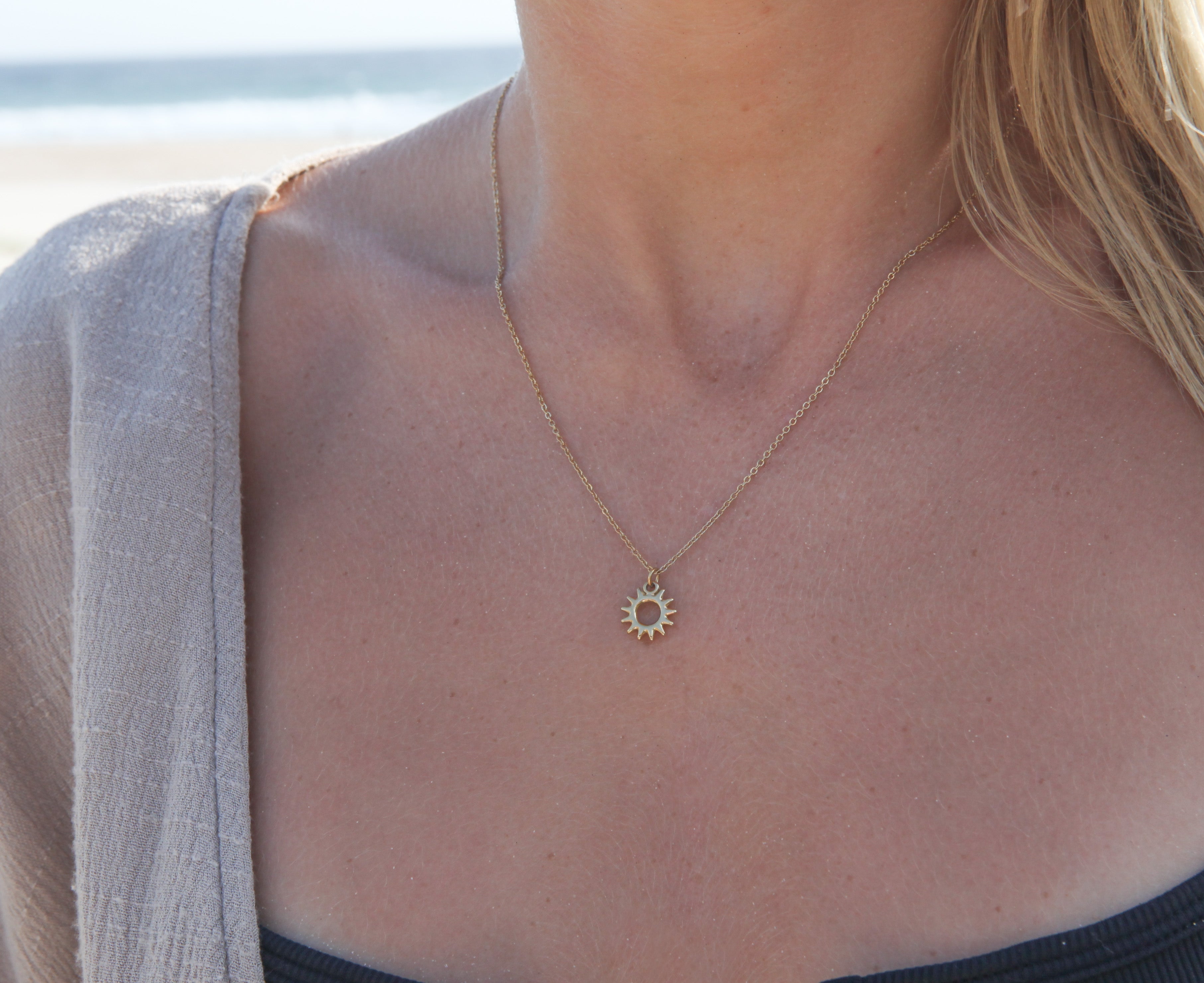 Sunshine - 18k Gold Necklace - Camilla Dovey Jewelry