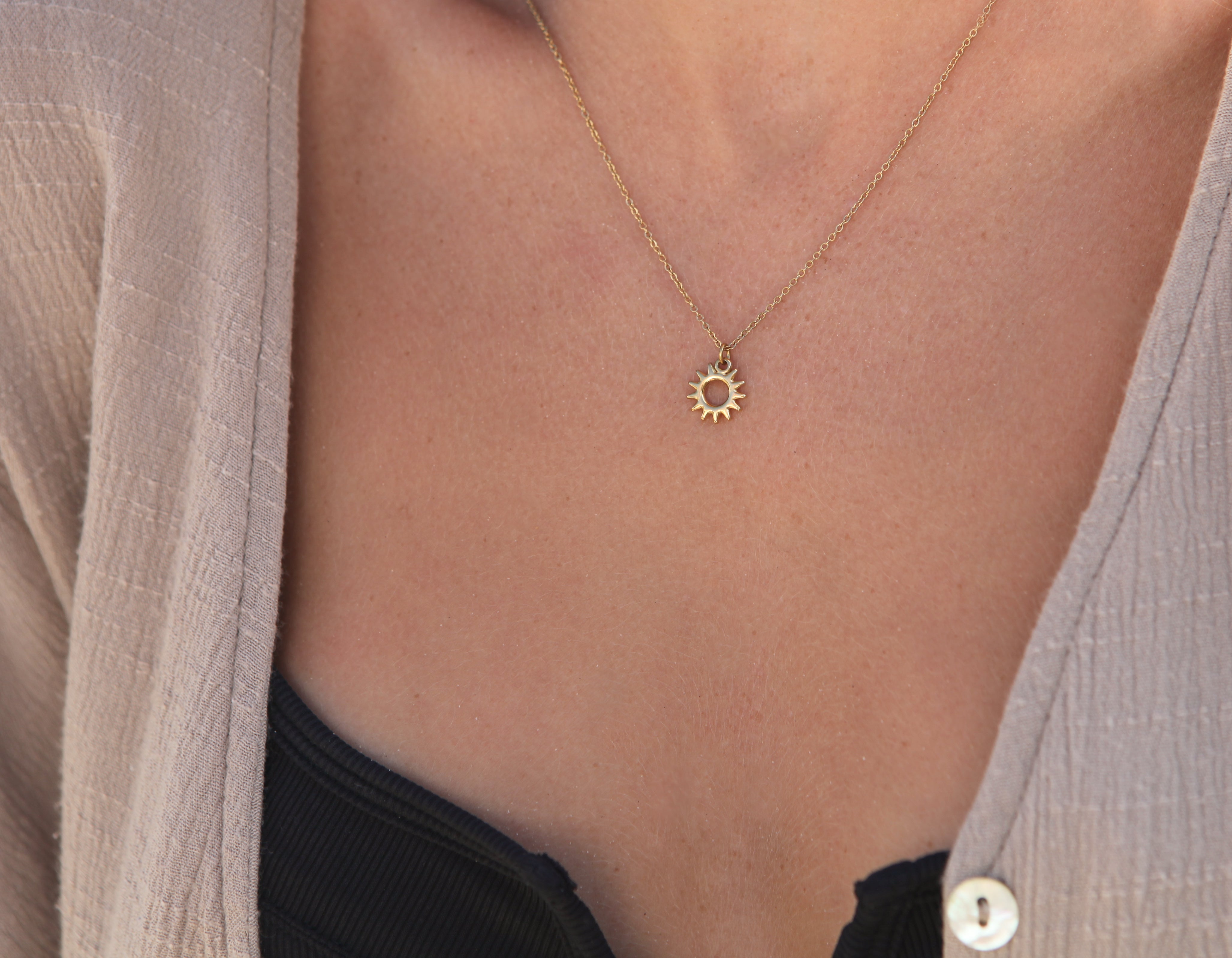 Sunshine - 18k Gold Necklace - Camilla Dovey Jewelry