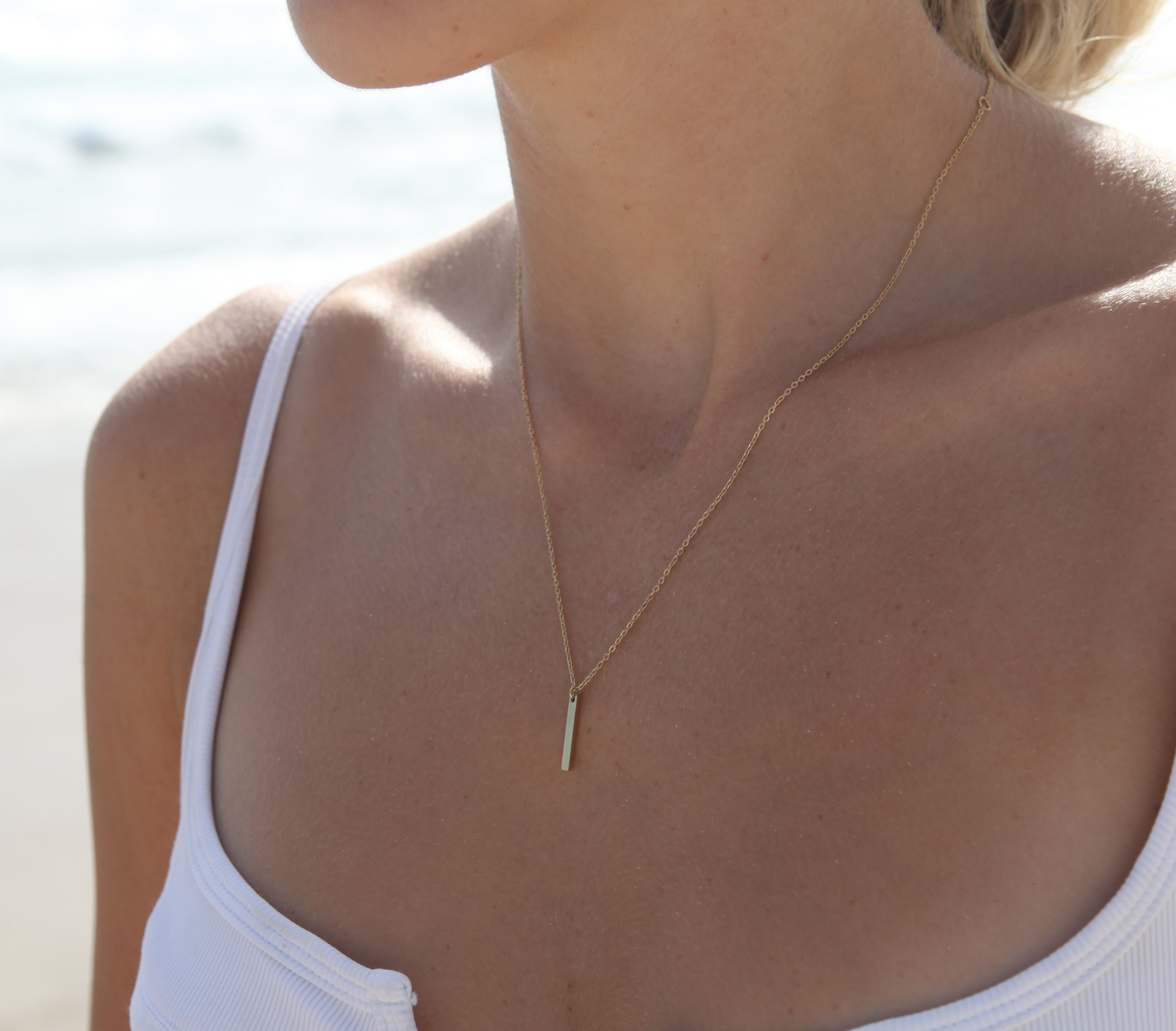 Peri - 18k Gold Drop Necklace