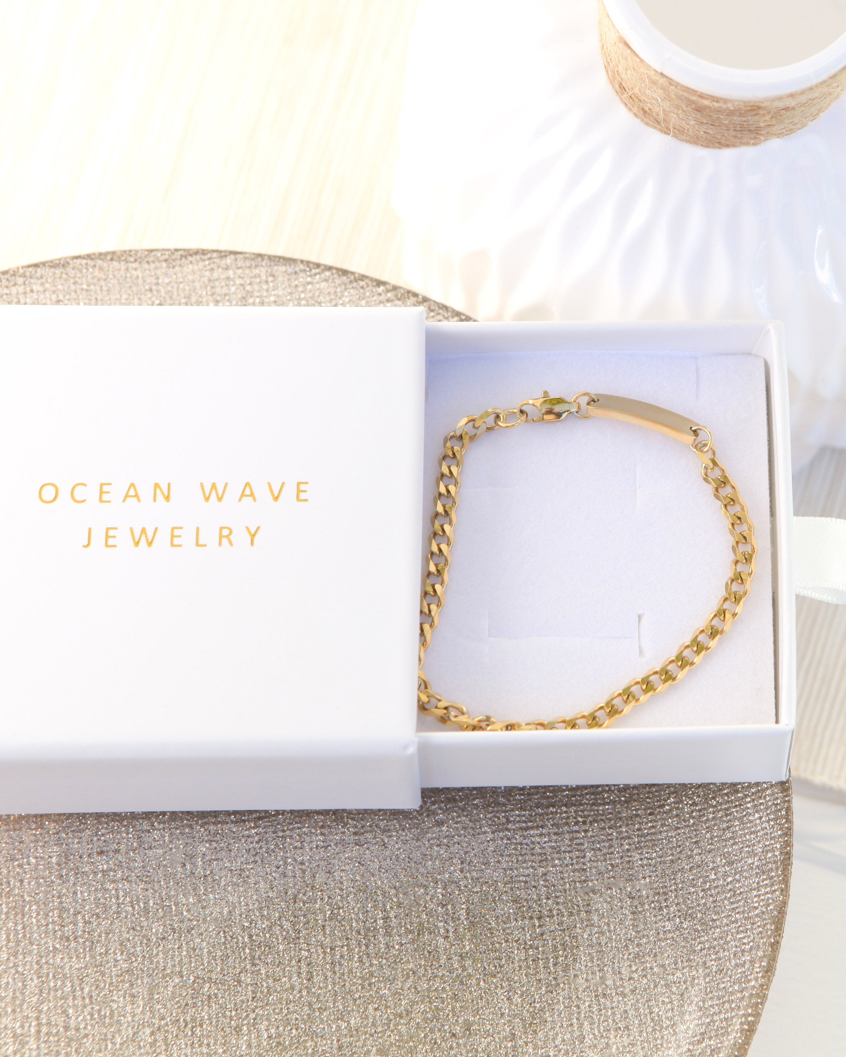 Austin - 18k Gold Cuban Chain Bracelet