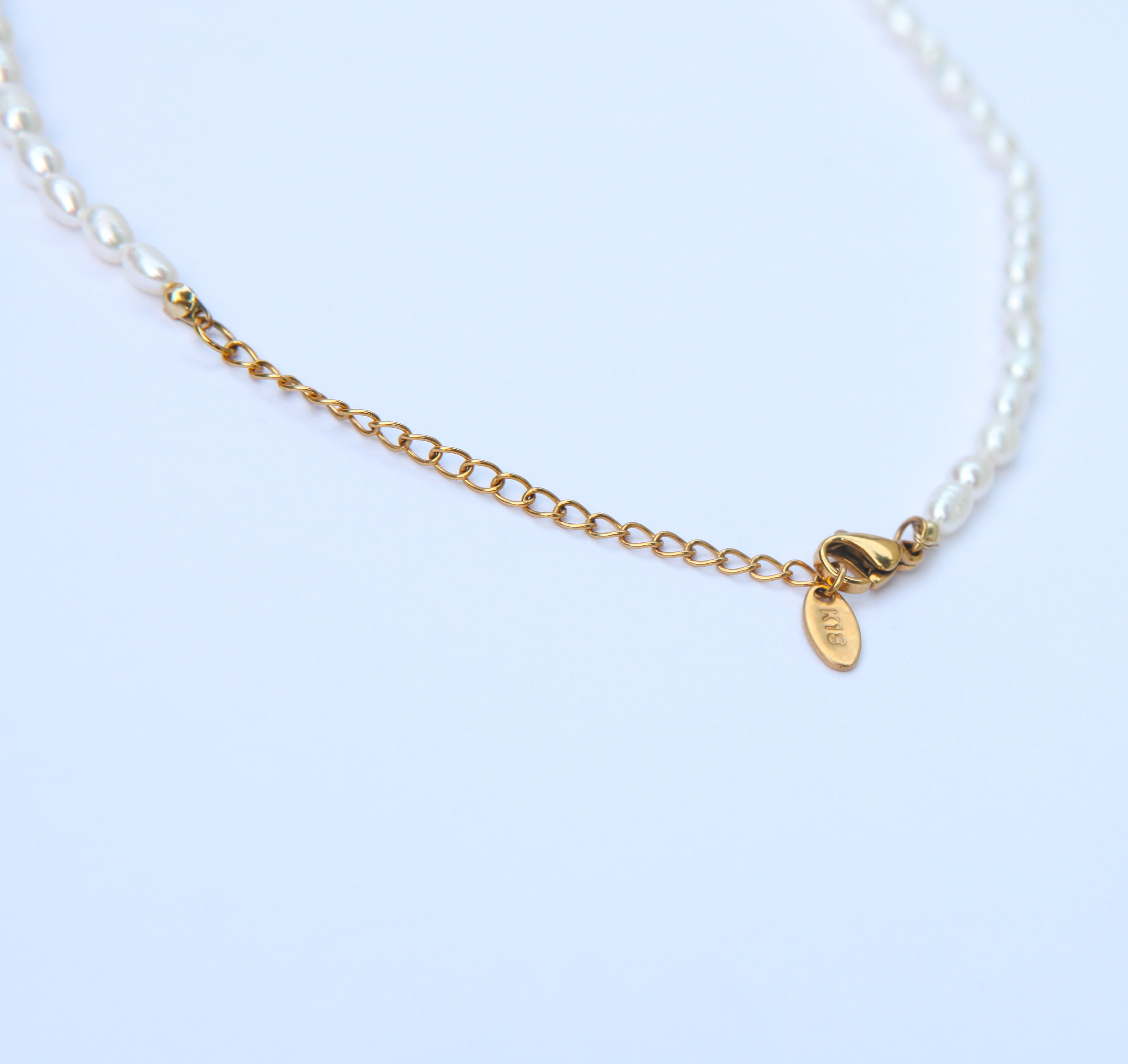 Freshwater Pearl Necklace 18k Gold