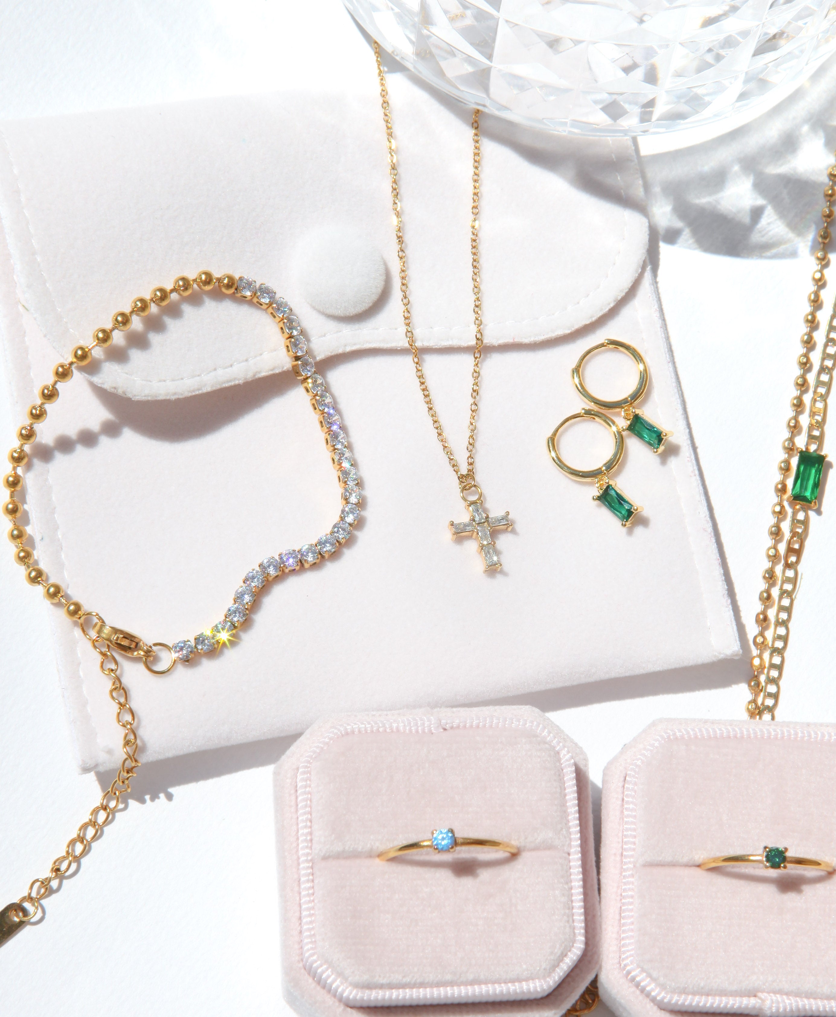 Easton - 18k Gold Zirconia Bracelet