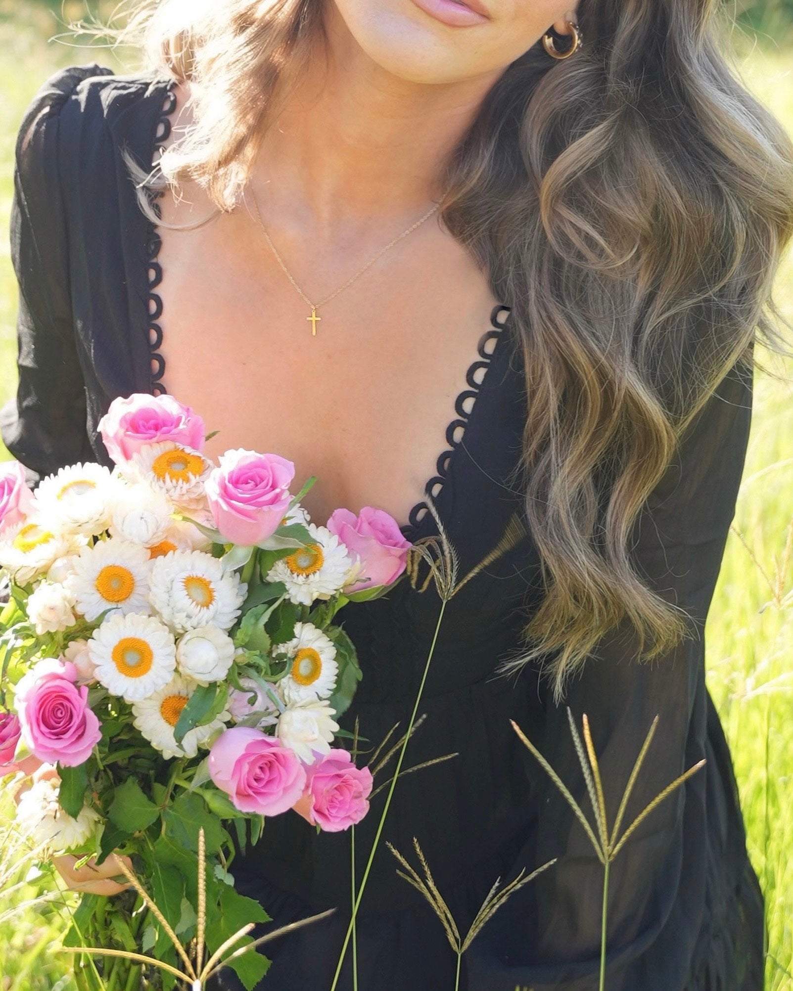 Cross - 18k Gold Necklace